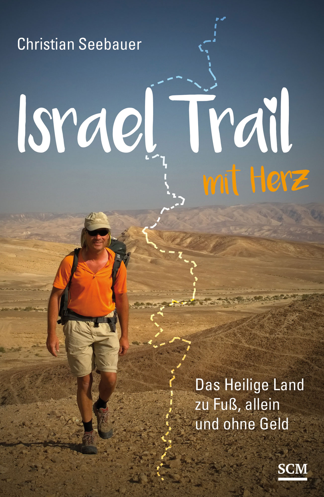 Buchcover Israel Trail mit Herz